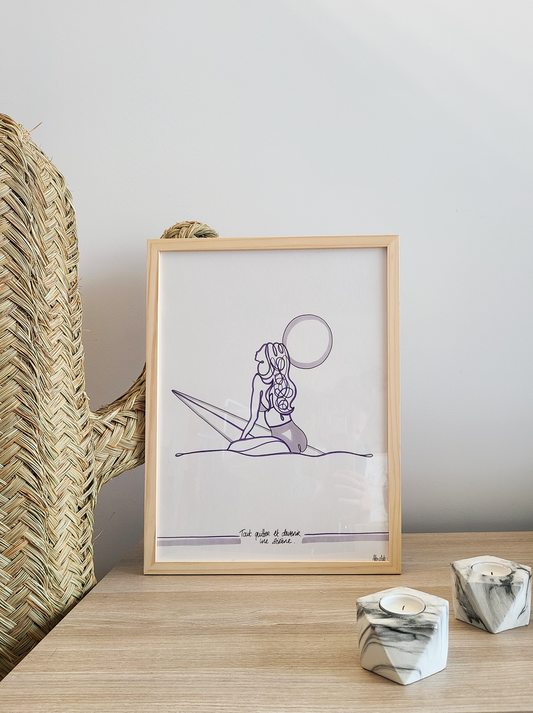 Dessin SUNSET LILA/ VIOLET