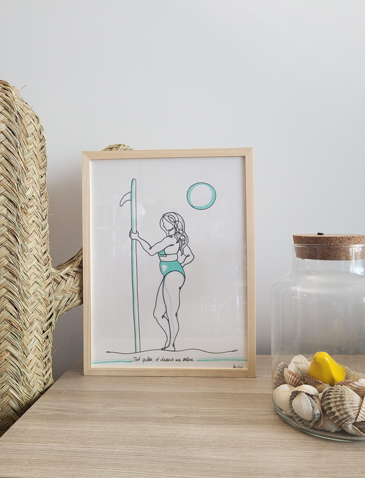 Dessin OTB BLEU CIEL/ BLEU CIEL