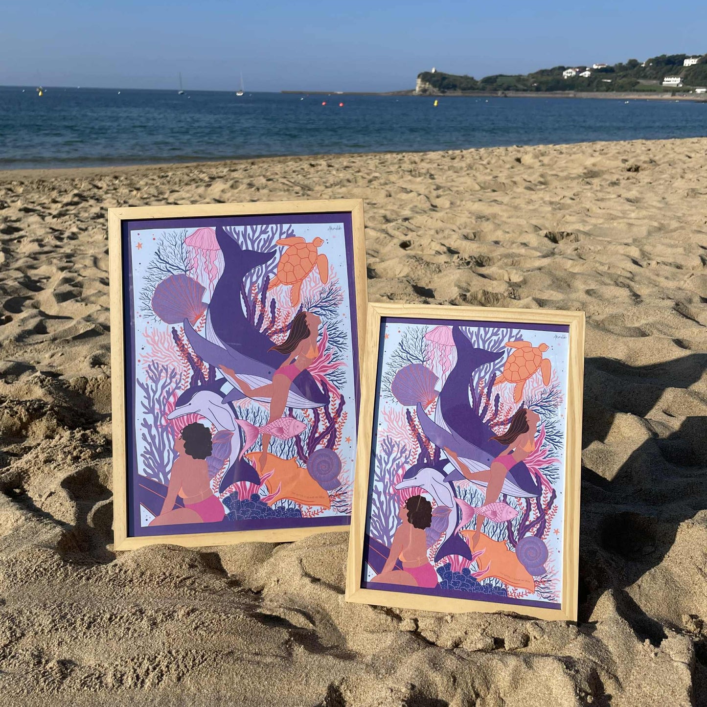 Impression Océan Violet