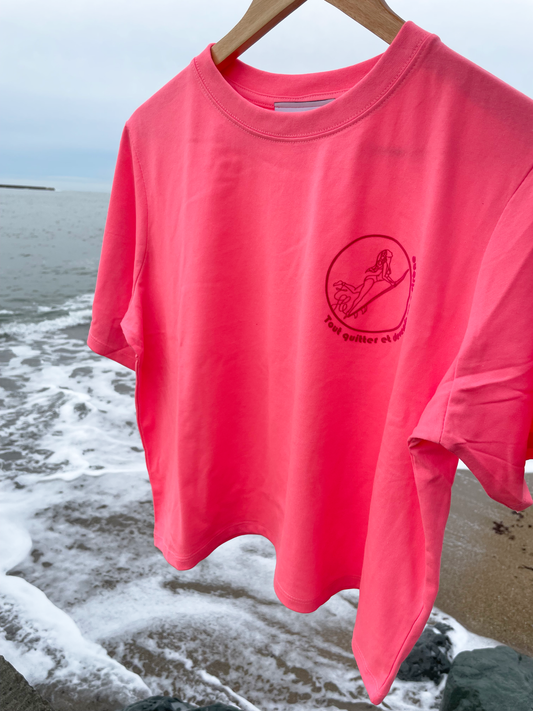 TSHIRT FEMME ROSE