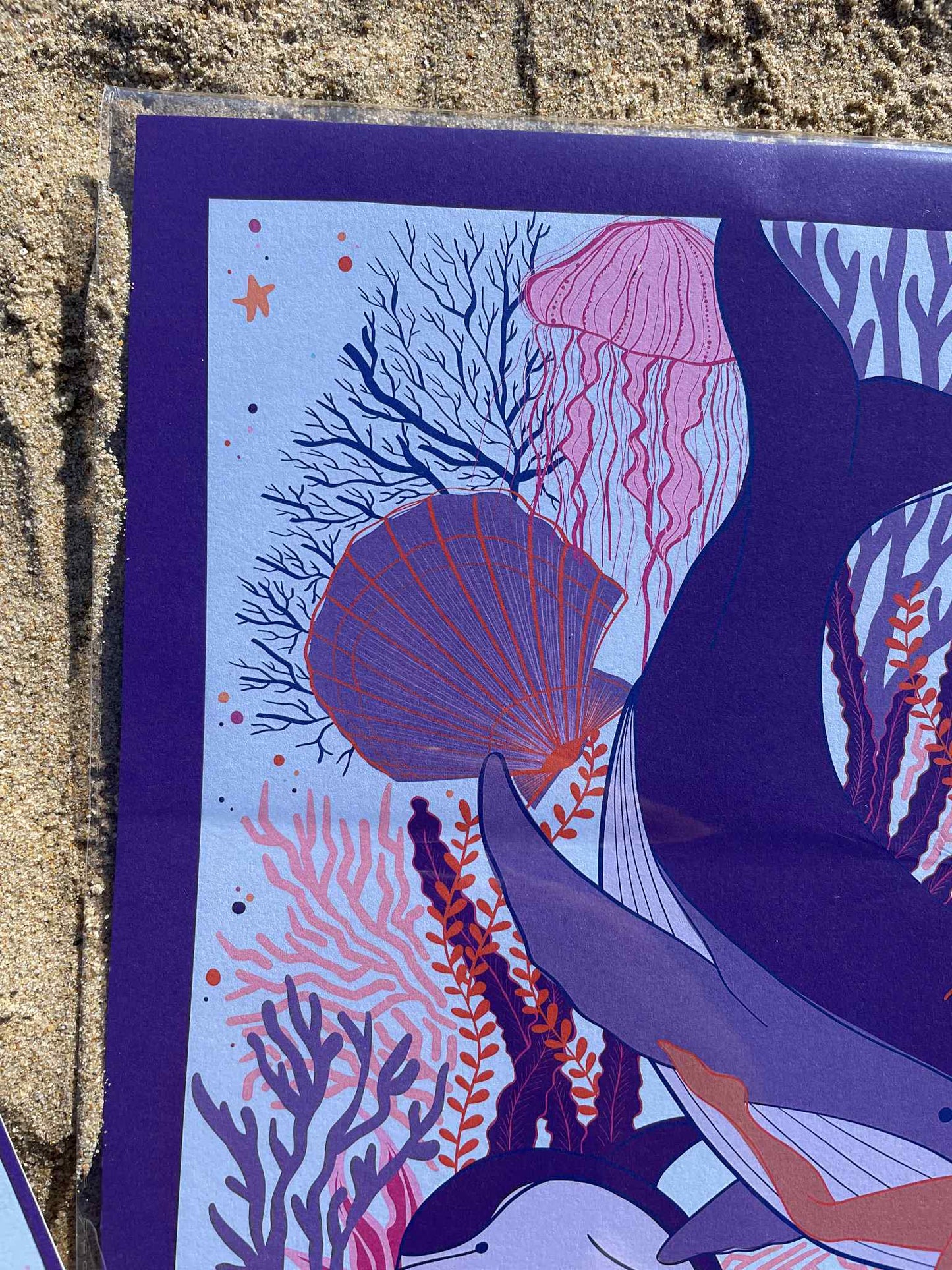 Impression Océan Violet