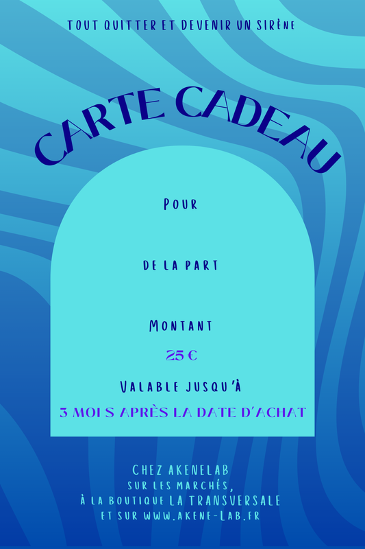 Carte cadeau 25 €
