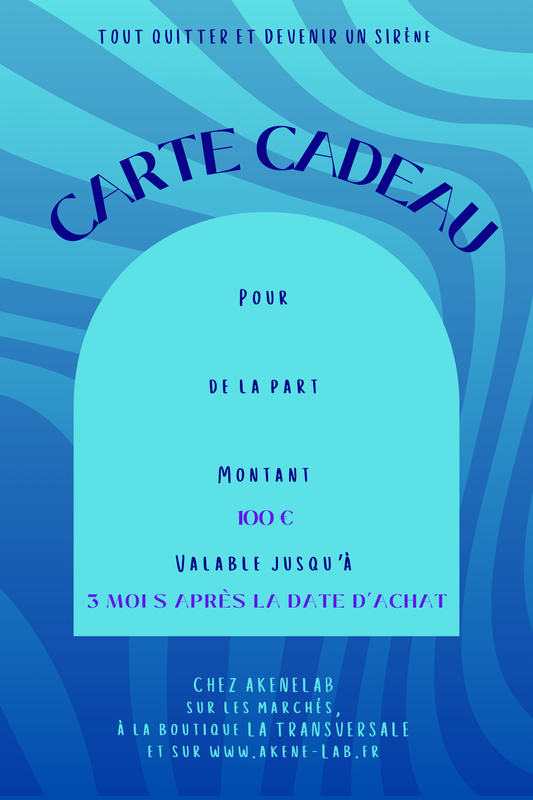 Carte cadeau 100 €