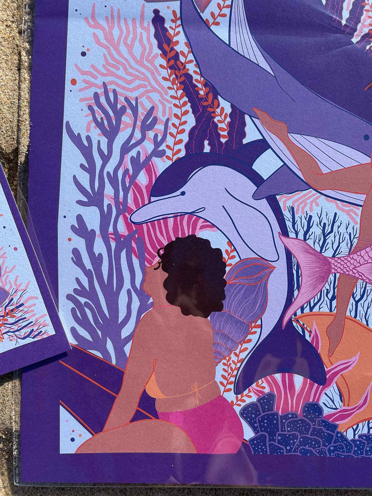 Impression Océan Violet