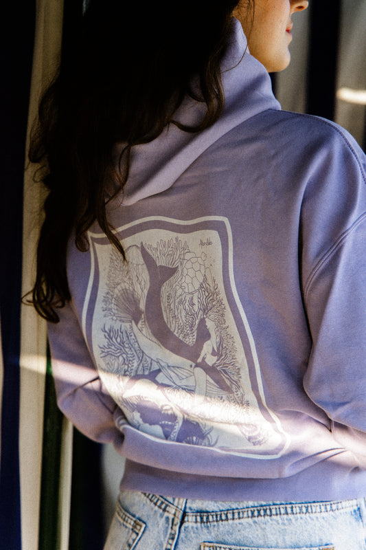 HOODIE mixte LILA