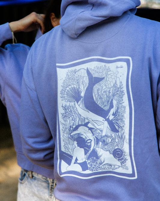HOODIE mixte LILA
